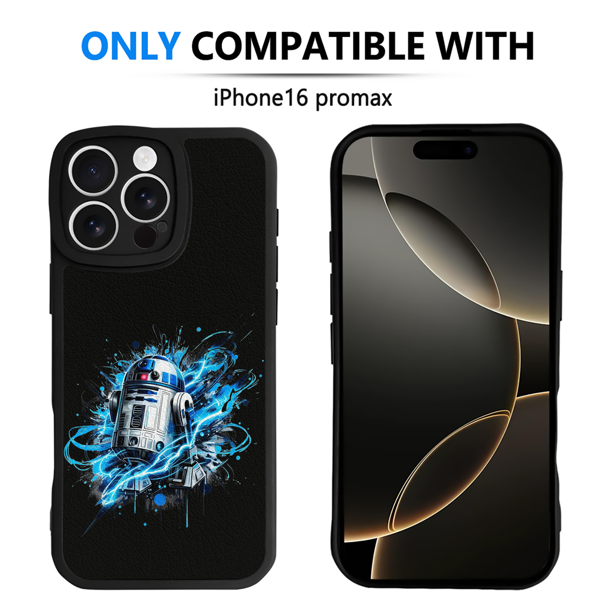 （画像用） スター・ウォーズ Star Wars 【iPhone 16シリーズ対応】シリコンスマホケース（レザー調） 材質：シリコン